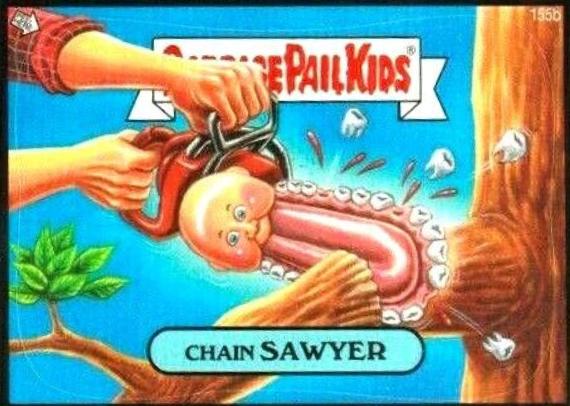 Chain SAWYER [Black] #155b 2013 Garbage Pail Kids