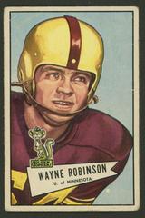 Wayne Robinson #68 Football Cards 1952 Bowman Small Prices