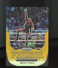 Becky Lynch [Gold Prizm] #17 Wrestling Cards 2022 Panini Prizm WWE Prizmatic Entrances Prices