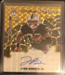 Lynn Bowden Jr. [Gold] #RS29 Football Cards 2020 Panini Mosaic Rookie Scripts Prices