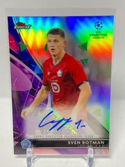 Sven Botman Soccer Cards 2021 Topps Finest UEFA Champions League Autographs Prices