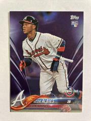 Ozzie Albies [Purple] Baseball Cards 2018 Topps Opening Day Prices