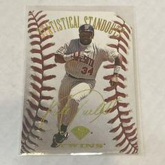 Kirby Puckett [Promo] #6 Baseball Cards 1995 Leaf Statistical Standouts Prices