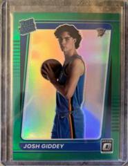 Josh Giddey [Green] Basketball Cards 2021 Panini Donruss Optic Prices