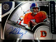 John Elway #SS-JE Football Cards 2022 Panini Elements Steel Signatures Prices