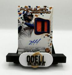 Yordan Alvarez [Orange] #DPAR-YA Baseball Cards 2023 Topps Pristine Popular Demand Autograph Relic Prices