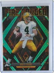 Brett Favre [Teal] #FF-10 Football Cards 2022 Panini Phoenix Fire Forged Prices