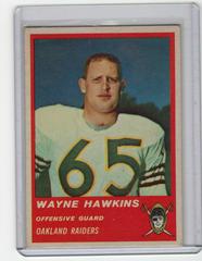 Wayne Hawkins Football Cards 1963 Fleer Prices