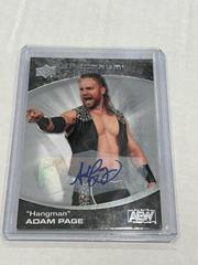 Hangman Adam Page [Autograph] Wrestling Cards 2021 Upper Deck AEW Spectrum Prices