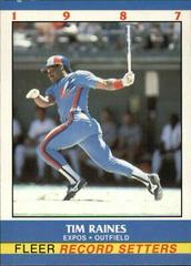 Tim Raines #30 Baseball Cards 1987 Fleer Record Setters Prices
