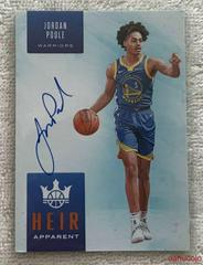 Jordan Poole [Citrine] Basketball Cards 2019 Panini Court Kings Heir Apparent Autographs Prices