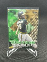 Rickey Henderson [Gold] Baseball Cards 2022 Topps Welcome to the Show Prices