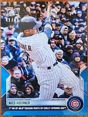 Nico Hoerner [Blue] Baseball Cards 2022 Topps Now Prices