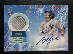 Anthony Volpe [Red] #HAC-AV Baseball Cards 2023 Topps Holiday Autographs Prices