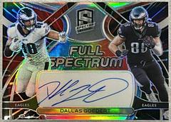 Dallas Goedert [Hyper] Football Cards 2022 Panini Spectra Full Spectrum Autographs Prices