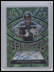 Jaxon Smith-Njigba [Green Neon] #5 Football Cards 2023 Panini Spectra Spectral Signature Prices