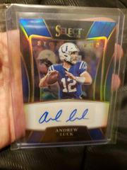 Andrew Luck [Blue] #SSP-ALU Football Cards 2021 Panini Select Signatures Select Prices