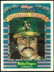 Rollie Fingers #7 Baseball Cards 1991 Kellogg's Prices