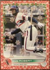 Luis Robert [Red] #HW15 Baseball Cards 2022 Topps Holiday Prices