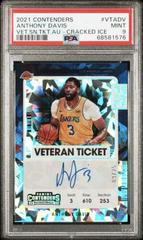 Anthony Davis [Cracked Ice] Basketball Cards 2021 Panini Contenders Veteran Ticket Autograph Prices