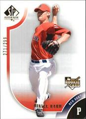 Daniel Bard [Gold] #140 Baseball Cards 2009 SP Authentic Prices