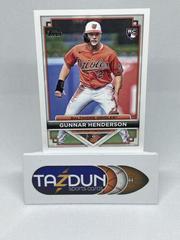 Gunnar Henderson #25 Baseball Cards 2023 Topps Flagship Collection Prices