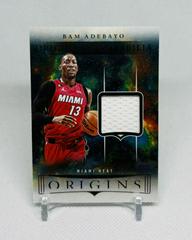 Bam Adebayo #6 Basketball Cards 2023 Panini Origins Memorabilia Prices