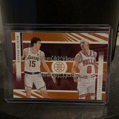 Alex Caruso, Austin Reaves [Orange] #18 Basketball Cards 2021 Panini Illusions Rookie Reflections Prices