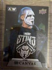Sting Wrestling Cards 2021 Upper Deck AEW Canvas Prices