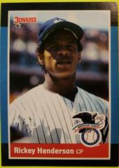 Rickey Henderson #4 Baseball Cards 1988 Donruss Prices