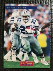 Emmitt Smith #586 Football Cards 1993 Pro Line Profiles Prices