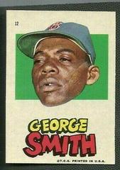 George Smith #12 Baseball Cards 1967 Topps Red Sox Stickers Prices