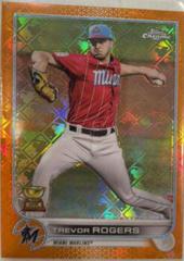 Trevor Rogers [Orange] #3 Baseball Cards 2022 Topps Chrome Logofractor Prices