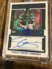 Ahmad 'Sauce' Gardner [Day Autograph Blue] #103 Football Cards 2022 Panini One Prices