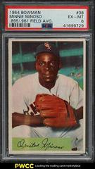 Minnie Minoso [.895/ .961 Field Avg.] #38 Baseball Cards 1954 Bowman Prices