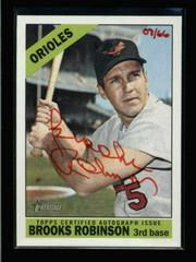 Brooks Robinson [Red Ink] #BRO Baseball Cards 2015 Topps Heritage Real One Autographs Prices