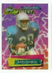 Barry Sanders #FF15 Football Cards 1995 Topps Finest Fan Favorites Prices
