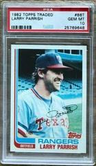 Larry Parrish #86T Baseball Cards 1982 Topps Traded Prices