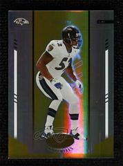 Ray Lewis [Mirror Gold] #11 Football Cards 2004 Leaf Certified Materials Prices