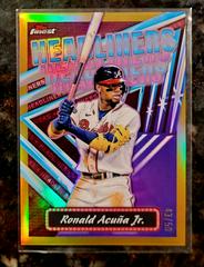 Ronald Acuna Jr. [Gold] Baseball Cards 2023 Topps Finest Headliners Prices