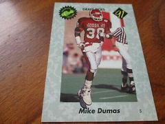 Mike Dumas Football Cards 1991 Classic Prices