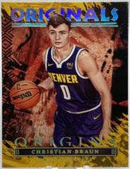Christian Braun [Gold] #12 Basketball Cards 2022 Panini Origins Originals Prices