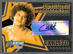 Carlito Wrestling Cards 2006 Topps Heritage Chrome WWE Autographs Prices