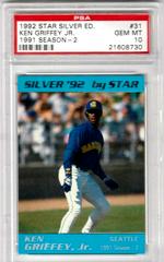 Ken Griffey Jr. [All Star Stats] Baseball Cards 1992 Star Silver Edition Prices