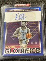 Kyle Anderson [Gold] Basketball Cards 2021 Panini Recon Glorified Signatures Prices