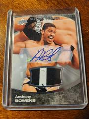 Anthony Bowens [Autograph Memorabilia] #8 Wrestling Cards 2021 Upper Deck AEW Spectrum Prices