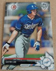 Gavin Lux Baseball Cards 2017 Topps Holiday Bowman Prices