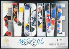 Martin St. Louis [Silver Spectrum Autograph ] #E-29 Hockey Cards 2020 SP Signature Edition Legends Evolve Prices