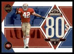 Ronnie Lott #DD-3 Football Cards 2022 Panini Legacy Decade of Dominance Prices