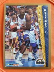 Dikembe Mutombo Basketball Cards 1992 Fleer Prices